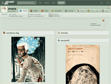Tablet Screenshot of amaria.deviantart.com