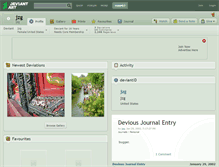 Tablet Screenshot of jzg.deviantart.com