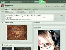 Tablet Screenshot of akumaneko.deviantart.com