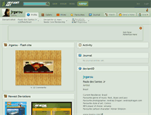 Tablet Screenshot of jrgarou.deviantart.com