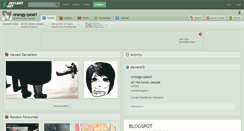 Desktop Screenshot of orangy-pearl.deviantart.com