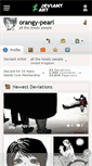 Mobile Screenshot of orangy-pearl.deviantart.com