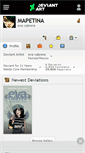 Mobile Screenshot of mapetina.deviantart.com