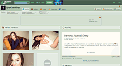 Desktop Screenshot of apexcreatives.deviantart.com