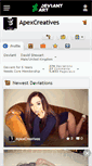 Mobile Screenshot of apexcreatives.deviantart.com