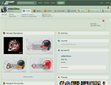 Tablet Screenshot of elmaximo.deviantart.com