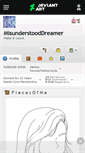 Mobile Screenshot of misunderstooddreamer.deviantart.com