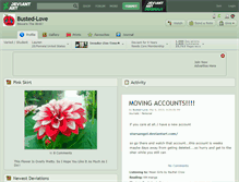Tablet Screenshot of busted-love.deviantart.com