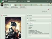 Tablet Screenshot of nochena.deviantart.com