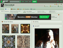 Tablet Screenshot of creevesabudd.deviantart.com