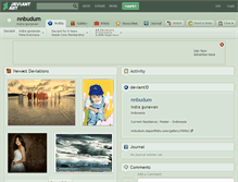 Tablet Screenshot of nnbudum.deviantart.com