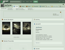 Tablet Screenshot of janturner.deviantart.com