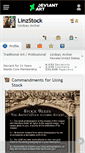 Mobile Screenshot of linzstock.deviantart.com