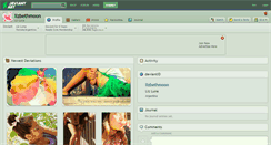 Desktop Screenshot of lizbethmoon.deviantart.com