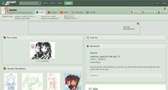 Desktop Screenshot of aoura.deviantart.com