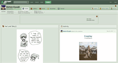 Desktop Screenshot of demon-kyuubi.deviantart.com