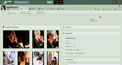 Desktop Screenshot of egoisticlynx.deviantart.com