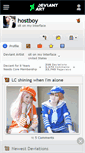 Mobile Screenshot of hostboy.deviantart.com
