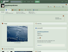 Tablet Screenshot of paradoxsyndrome.deviantart.com