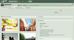 Desktop Screenshot of fannyforyou.deviantart.com
