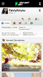 Mobile Screenshot of fannyforyou.deviantart.com