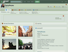 Tablet Screenshot of fannyforyou.deviantart.com