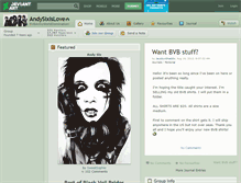 Tablet Screenshot of andysixislove.deviantart.com