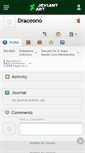 Mobile Screenshot of draceono.deviantart.com