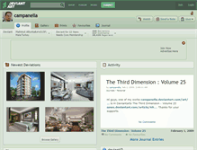 Tablet Screenshot of campanella.deviantart.com