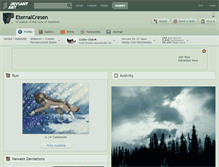 Tablet Screenshot of eternalcresen.deviantart.com