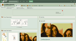 Desktop Screenshot of crusified-pheonix.deviantart.com