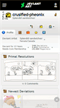 Mobile Screenshot of crusified-pheonix.deviantart.com