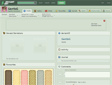 Tablet Screenshot of gavrilog.deviantart.com