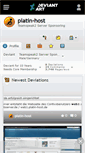 Mobile Screenshot of platin-host.deviantart.com
