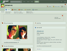 Tablet Screenshot of elenano-ec.deviantart.com