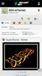 Mobile Screenshot of bint-m7amad.deviantart.com