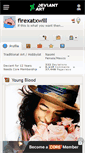 Mobile Screenshot of firexatxwill.deviantart.com