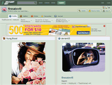 Tablet Screenshot of firexatxwill.deviantart.com