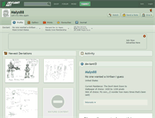 Tablet Screenshot of malys88.deviantart.com