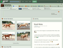Tablet Screenshot of bellemisty.deviantart.com
