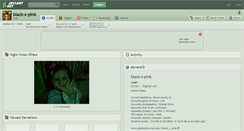 Desktop Screenshot of black-x-pink.deviantart.com