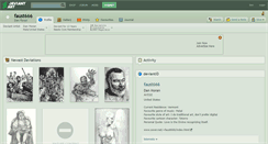 Desktop Screenshot of faust666.deviantart.com