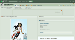 Desktop Screenshot of dustin-archibald.deviantart.com