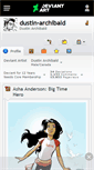 Mobile Screenshot of dustin-archibald.deviantart.com