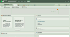 Desktop Screenshot of bearchaser101.deviantart.com