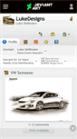 Mobile Screenshot of lukedesigns.deviantart.com
