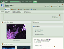 Tablet Screenshot of dreamvisions.deviantart.com