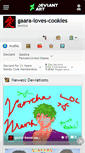 Mobile Screenshot of gaara-loves-cookies.deviantart.com