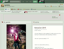 Tablet Screenshot of burloire.deviantart.com