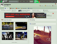 Tablet Screenshot of alexisgoure.deviantart.com